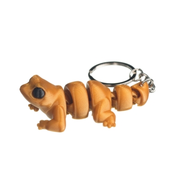 Jaszczurka złota - brelok do kluczy